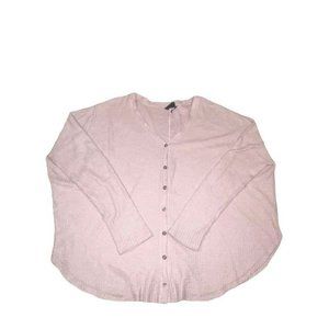 Urban Outfitters pink button cardigan